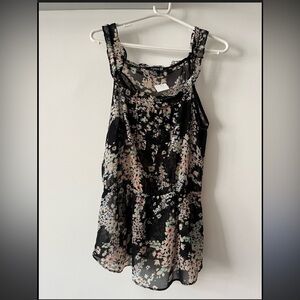 Vintage Forever 21 Floral Sleeveless Blouse
